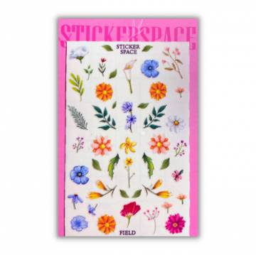 Наклейки для дизайна ногтей StickersSpace Field Mini (38022) Наклейки для дизайна ногтей StickersSpace Field Mini (38022)