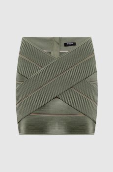 Зеленая юбка мини