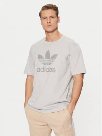 adidas Футболка adicolor Trefoil JP2548 Сірий Regular Fit adidas Футболка adicolor Trefoil JP2548 Сірий Regular Fit