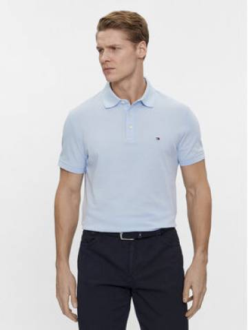 Tommy Hilfiger Поло 1985 MW0MW17771 Блакитний Slim Fit Tommy Hilfiger Поло 1985 MW0MW17771 Блакитний Slim Fit