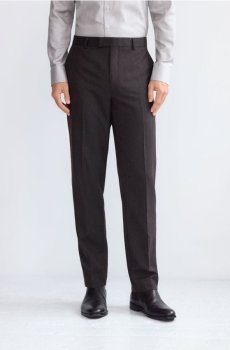 Reserved - Костюмні штани з вовни - коричневий - 463GQ-88X