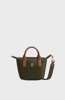 Женская зеленая сумка POPETTE MICRO TOTE Зеленый ONESIZE Tommy Hilfiger AW0AW18368
