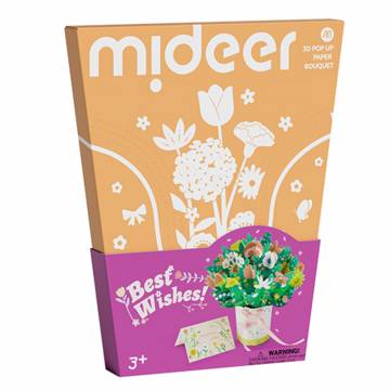 Набір для творчості Mideer 3D pop up Paper bouquet (MD3379) Набір для творчості Mideer 3D pop up Paper bouquet (MD3379)