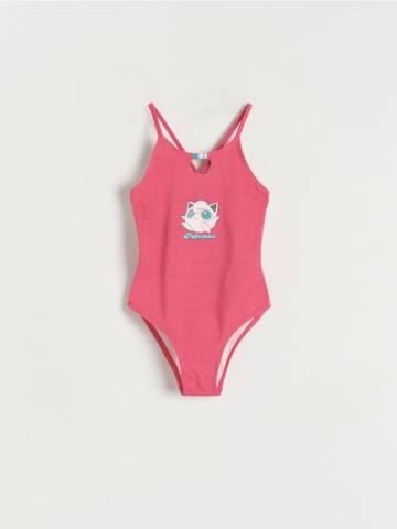 Reserved - GIRLS` SWIMMING SUIT - рожевий - 2485U-38X Reserved - GIRLS` SWIMMING SUIT - рожевий - 2485U-38X