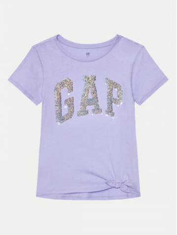 Gap Футболка 886009 Фіолетовий Regular Fit Gap Футболка 886009 Фіолетовий Regular Fit