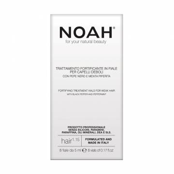 Сыворотка NOAH Fortifying Treatment Vials For Weak Hair With Black Pepper And Peppermint для слабых волос в ампулах, 8*5 мл Сыворотка NOAH Fortifying Treatment Vials For Weak Hair With Black Pepper And Peppermint для слабых волос в ампулах, 8*5 мл