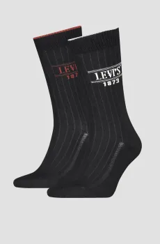 Черные носки (2 пары) Черный 43-46 Levi’s® 701232255;002