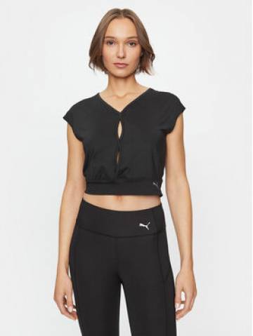 Puma Технічна футболка Studio Yogini 523953 Чорний Tight Fit Puma Технічна футболка Studio Yogini 523953 Чорний Tight Fit
