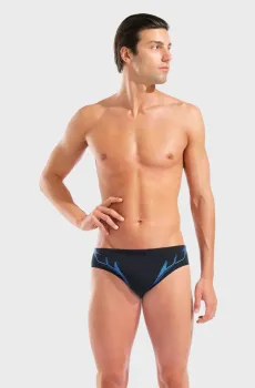 Мужские черные плавки GRAPHIC SWIM Черный 90 Arena 011187-508