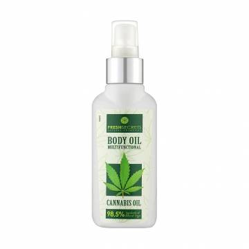 Многофункциональное масло для тела Madis Fresh Secrets Body Oil с каннабисом, 100 мл Многофункциональное масло для тела Madis Fresh Secrets Body Oil с каннабисом, 100 мл