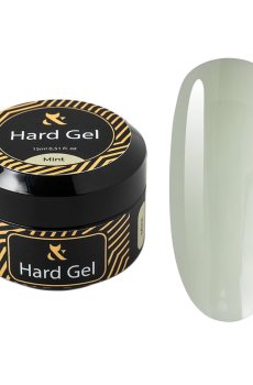 Жидкий строительный гель для ногтей F.O.X Hard Gel, Cover Mint, 15 мл
