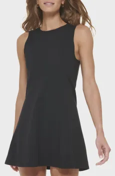 Женское черное платье Черный L DKNY DP2D4754