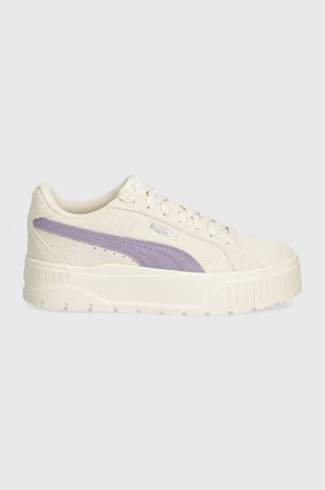 Замшевые кроссовки Puma Karmen II цвет бежевый 397457 Замшевые кроссовки Puma Karmen II цвет бежевый 397457