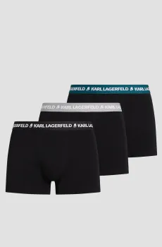 Мужские черные боксеры (3 шт) Черный M Karl Lagerfeld A1M47021;1OE