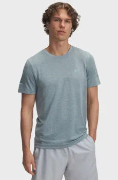 Мужская мятная футболка UA SEAMLESS STRIDE SS Ментоловый L Under Armour 1375692-323