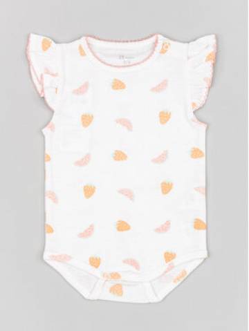 Zippy Дитяче боді ZNGAP0304 23006 Écru Regular Fit Zippy Дитяче боді ZNGAP0304 23006 Écru Regular Fit