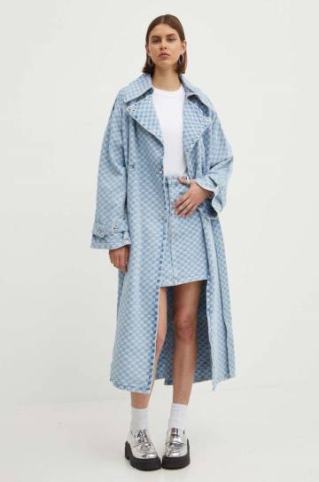 Хлопковый лонгслив Hugo Blue цвет белый 50520316