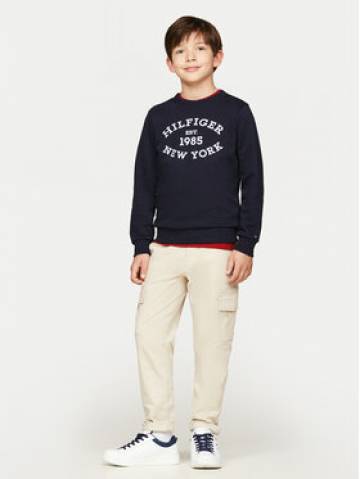 Tommy Hilfiger Світшот Monotype KB0KB09048 Cиній Regular Fit Tommy Hilfiger Світшот Monotype KB0KB09048 Cиній Regular Fit