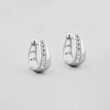 Серебряные серьги Minimal 21220р Серебряные серьги Minimal 21220р