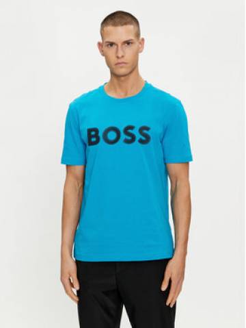 Boss Футболка 50512866 Голубий Regular Fit Boss Футболка 50512866 Голубий Regular Fit