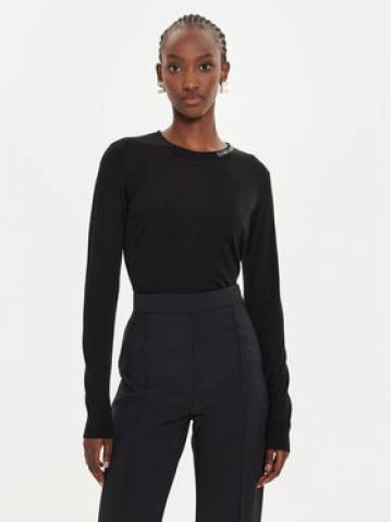 Elisabetta Franchi Блузка MK-24S-47E2-V280 Чорний Regular Fit Elisabetta Franchi Блузка MK-24S-47E2-V280 Чорний Regular Fit