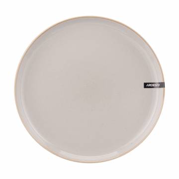 Тарелка десертная Ardesto Apulia керамическая, серая, 20.3 см (AR2920AG)