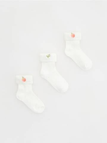 Reserved - BABIES` SOCKS MULTI - кремовий - 781EP-01X Reserved - BABIES` SOCKS MULTI - кремовий - 781EP-01X