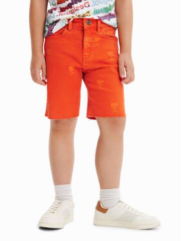 Desigual Джинсові шорти 23SBDD01 Коричневий Regular Fit Desigual Джинсові шорти 23SBDD01 Коричневий Regular Fit