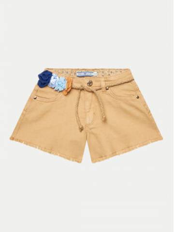Original Marines Шорти з тканини DEP3153F Бежевий Regular Fit Original Marines Шорти з тканини DEP3153F Бежевий Regular Fit