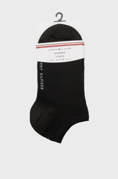 Женские черные носки (2 пары) SHINE Черный 35-38 Tommy Hilfiger 701233234