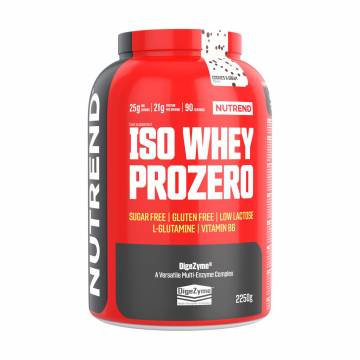 Протеин Nutrend Iso Whey Prozero Cookies Cream, в порошке, 2.25 кг Протеин Nutrend Iso Whey Prozero Cookies Cream, в порошке, 2.25 кг