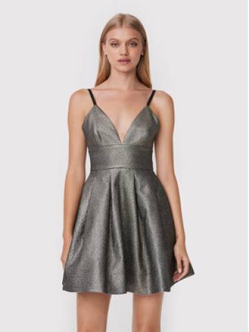 Pinko Коктейльна сукня Angelina 1G18F1 A04A Срібний Slim Fit Pinko Коктейльна сукня Angelina 1G18F1 A04A Срібний Slim Fit