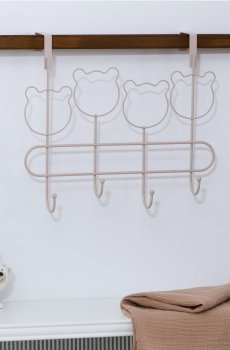 Настінна вішалка - бежевий