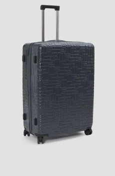 Темно-серый чемодан 74,5 см Серый L Baldinini T4BG01GLOS;GREY