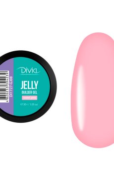Гель для наращивания ногтей Divia Jelly Builder Gel GJ08 Sweet Pink, 30 г