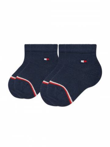 Tommy Hilfiger Набір 2 пар високих дитячих шкарпеток 701220516 Cиній Tommy Hilfiger Набір 2 пар високих дитячих шкарпеток 701220516 Cиній