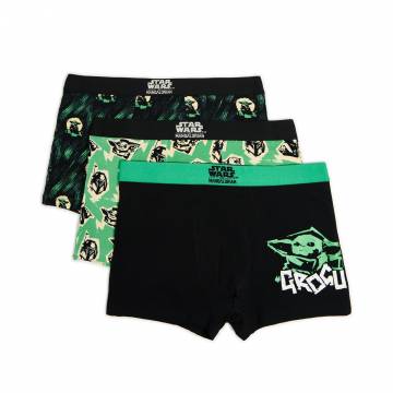 Cropp - Боксери, 3 пари Mandalorian - чорний Cropp - Боксери, 3 пари Mandalorian - чорний