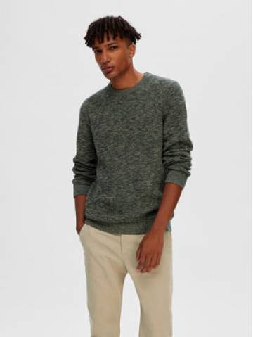 Selected Homme Светр 16059390 Зелений Regular Fit Selected Homme Светр 16059390 Зелений Regular Fit