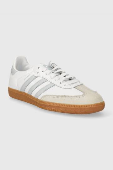 Кожаные кроссовки adidas Originals Samba OG цвет белый IE0877 Кожаные кроссовки adidas Originals Samba OG цвет белый IE0877