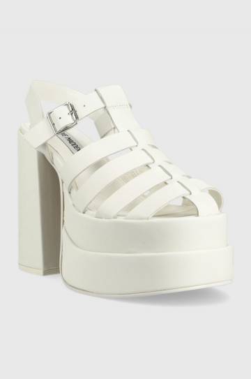 Кожаные сандалии Steve Madden Carlita цвет белый SM11002385 Кожаные сандалии Steve Madden Carlita цвет белый SM11002385
