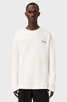 Мужской белый лонгслив EMBLEM Белый M AllSaints M003PE