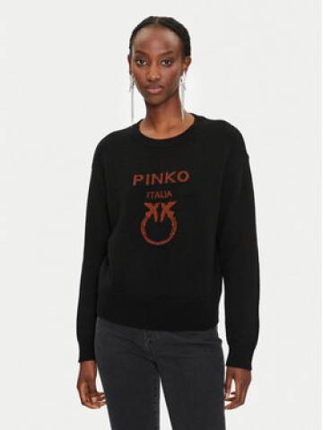 Pinko Светр Logo 100414 Y7Z4 Чорний Regular Fit Pinko Светр Logo 100414 Y7Z4 Чорний Regular Fit