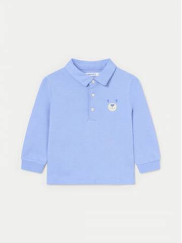 Mayoral Поло 2184 Блакитний Regular Fit