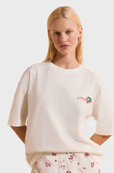 Женская белая футболка TOMATE Белый M Etam 6560153