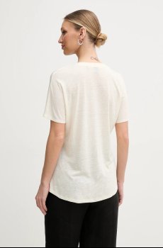 Футболка с примесью льна BOSS