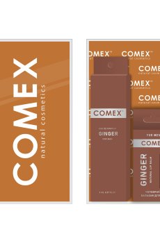 Мужской подарочный набор Comex Ginger (парфюмированная вода, 8 мл + бальзам для губ, 5 мл)