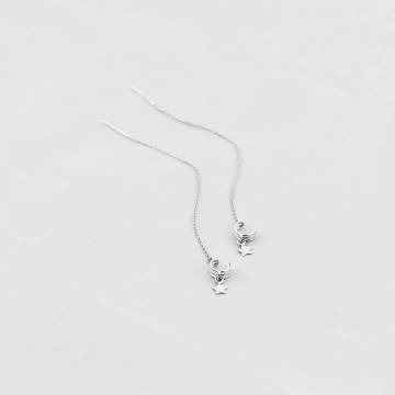 Серебряные серьги Minimal МН-182 с Серебряные серьги Minimal МН-182 с