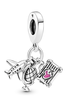 Намистина "Літак, глобус і валіза"