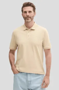 Мужское бежевое поло Бежевый M HUGO 9726