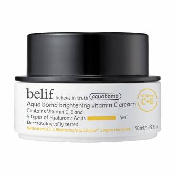 Осветляющий крем для лица Belif Aqua Bomb Brightening Vitamin C Cream с витамином C, 50 мл Осветляющий крем для лица Belif Aqua Bomb Brightening Vitamin C Cream с витамином C, 50 мл